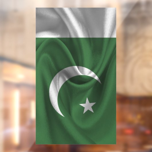 Pakistaanse vlag raamsticker (Vel 2)
