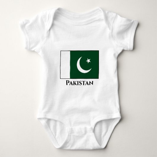 Pakistaanse vlag romper (Voorkant)