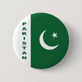 Pakistaanse vlag ronde button 5,7 cm