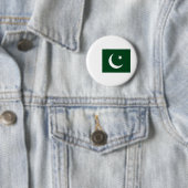 Pakistaanse vlag ronde button 5,7 cm (In situ)