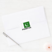 Pakistaanse vlag ronde sticker (Envelop)