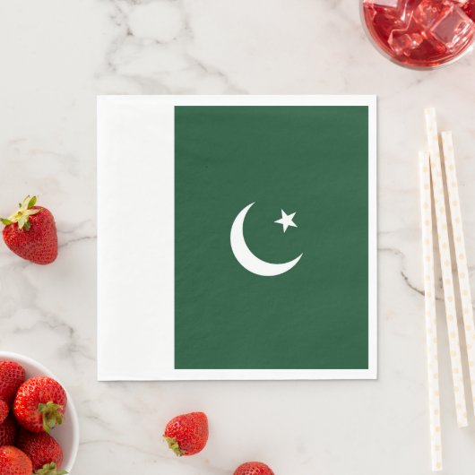 Pakistaanse vlag servet (Insitu)