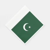 Pakistaanse vlag servet (Hoek)