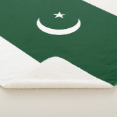 Pakistaanse vlag sherpa deken (3/4)