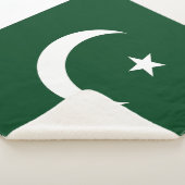 Pakistaanse vlag sherpa deken (3/4)