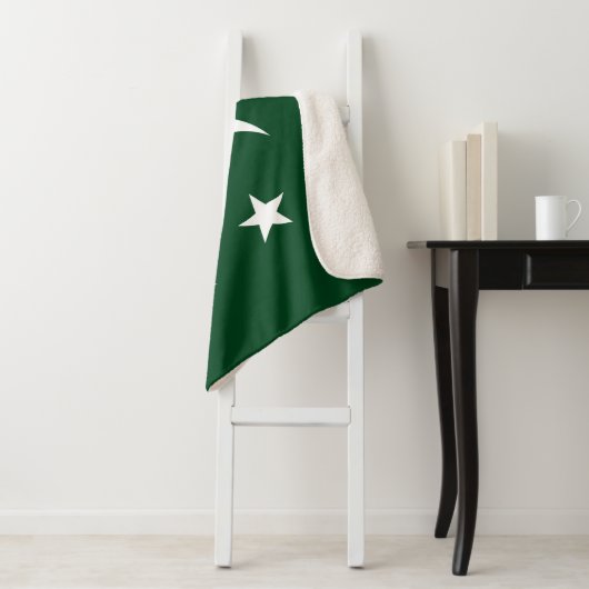 Pakistaanse vlag sherpa deken (In situ)