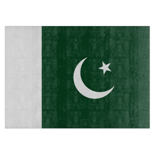 Pakistaanse vlag snijplank (Voorkant)