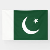 Pakistaanse vlag spandoek (Horizontaal)