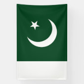 Pakistaanse vlag spandoek (Verticaal)