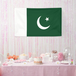 Pakistaanse vlag spandoek