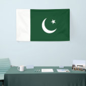 Pakistaanse vlag spandoek (Beurs)