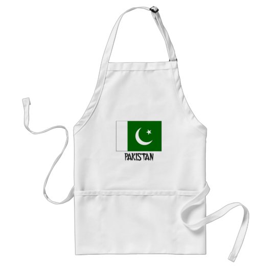 Pakistaanse vlag standaard schort (Voorkant)