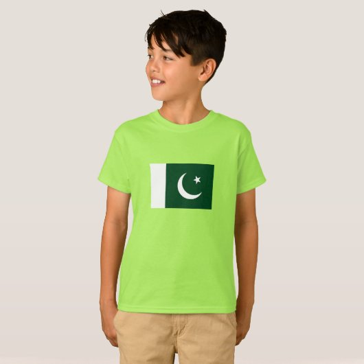 Pakistaanse vlag t-shirt (Voorkant volledig)
