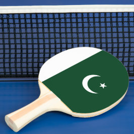 Pakistaanse vlag tafeltennisbatje