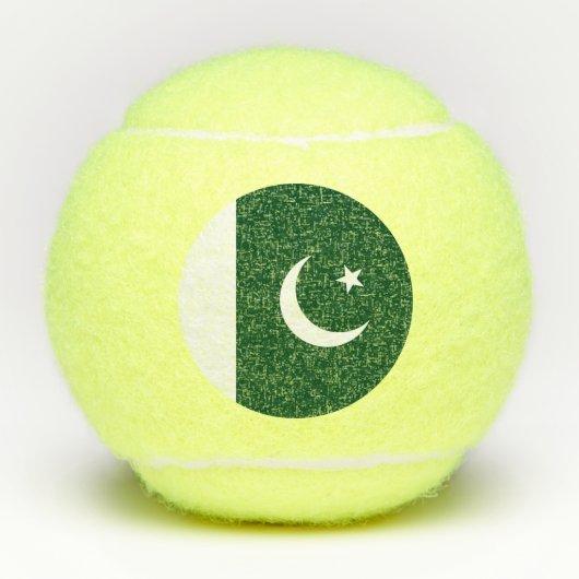 Pakistaanse vlag tennisballen (Voorkant)