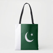 Pakistaanse vlag tote bag (Voorkant)