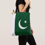Pakistaanse vlag tote bag (Dichtbij)