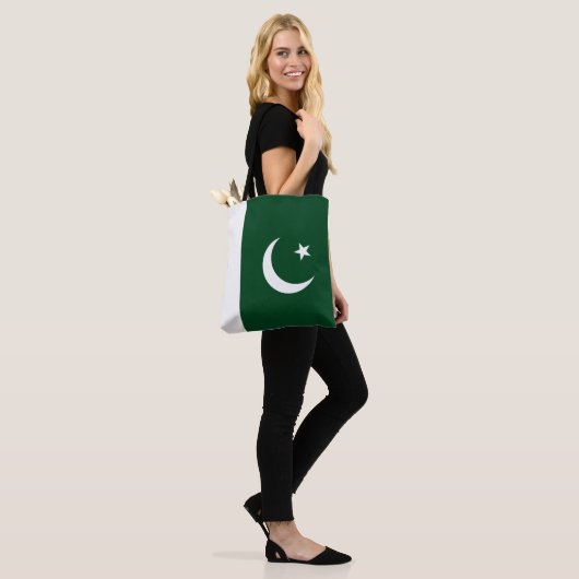 Pakistaanse vlag tote bag (Op model)