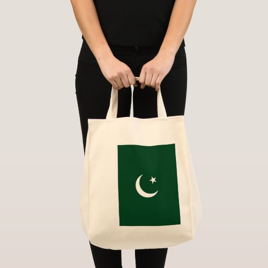 Pakistaanse vlag tote bag (Voorkant (product))