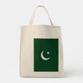 Pakistaanse vlag tote bag (Achterkant)