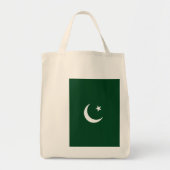 Pakistaanse vlag tote bag (Voorkant)