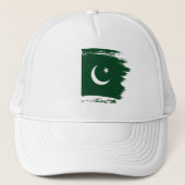 Pakistaanse vlag trucker pet (Voorkant)