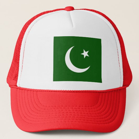 Pakistaanse vlag trucker pet (Voorkant)