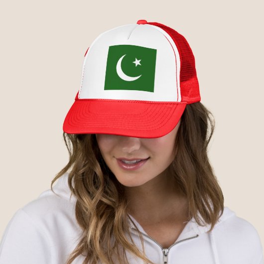 Pakistaanse vlag trucker pet (In situ)