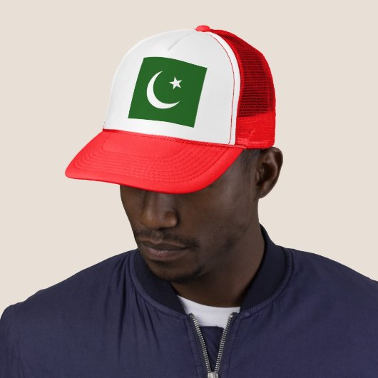 Pakistaanse vlag trucker pet (In situ)