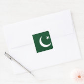 Pakistaanse vlag vierkante sticker (Envelop)