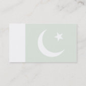 Pakistaanse vlag visitekaartje (Achterkant)