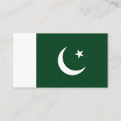 Pakistaanse vlag visitekaartje (Voorkant)