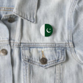 Pakistaanse vlag, vlag van Pakistan Ronde Button 3,2 Cm (In situ)
