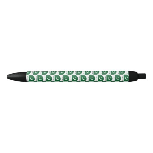 Pakistaanse vlag zwarte inkt pen (Voorkant)