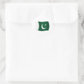 Pakistaanse Vlagsticker Ronde Sticker (Tas)