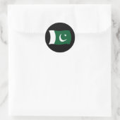 Pakistaanse Vlagsticker Ronde Sticker (Tas)