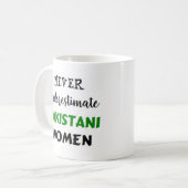 pakistaanse vrouwen koffie - mok (Voorkant links)