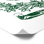 Pakistaanse wapenschild poster (Hoek)