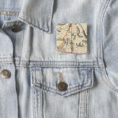Pakistan, Azië 80 Vierkante Button 5,1 Cm (In situ)