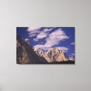 Pakistan, Baltoro Muztagh Range, Grand Cathedral Canvas Afdruk