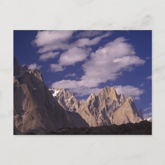 Pakistan, Baltoro Muztagh Range, Grote kathedraal Briefkaart (Voorkant)