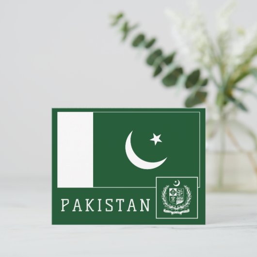 Pakistan Briefkaart (Staand voorkant)