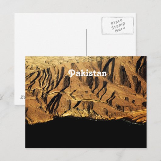 Pakistan Briefkaart (Voorkant / Achterkant)