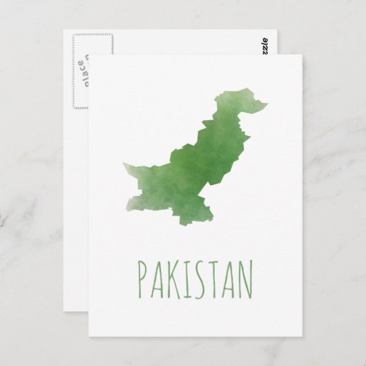 Pakistan Briefkaart (Voorkant / Achterkant)