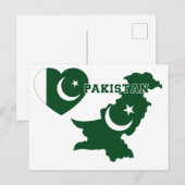 Pakistan Briefkaart (Voorkant / Achterkant)