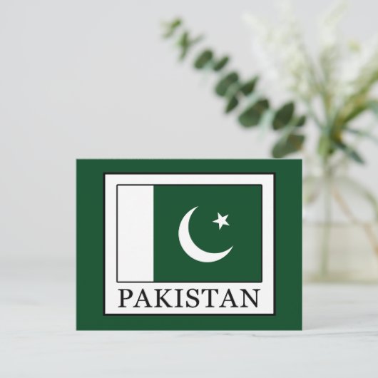 Pakistan Briefkaart (Staand voorkant)