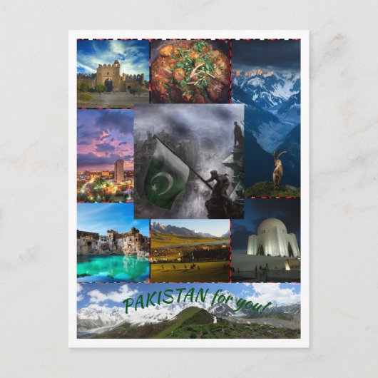 Pakistan Briefkaart (Voorkant)