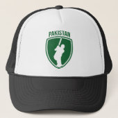 Pakistan Cricket Crest Trucker Pet (Voorkant)