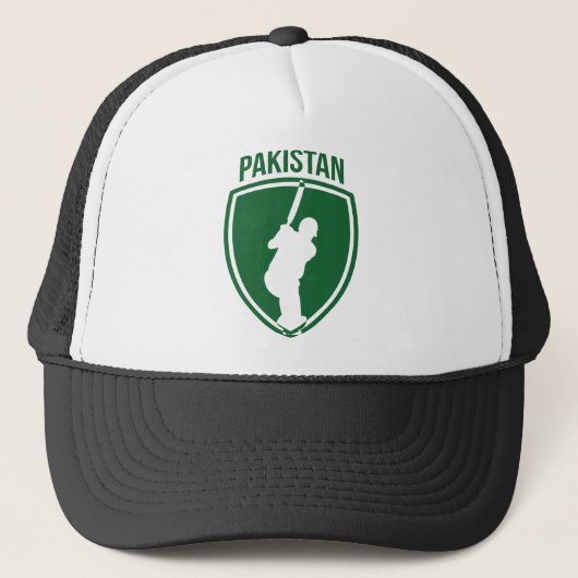 Pakistan Cricket Crest Trucker Pet (Voorkant)