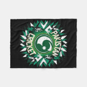 Pakistan Cricket Jersey Cricket Flag Of Pakistan 4 Fleece Deken (Voorkant (Horizontaal))